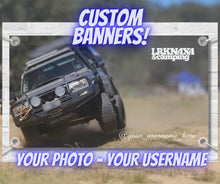 Load image into Gallery viewer, Custom Vinyl wall banners