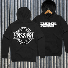 Load image into Gallery viewer, Black Hoodie - Smashin' ruts bustin' struts