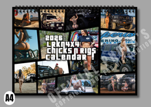 Load image into Gallery viewer, 2026 CHICKS 'N' RIGS CALENDAR - Preorder
