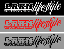 Load image into Gallery viewer, LRKN Lifestyle Window Banner Sticker