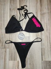 Load image into Gallery viewer, Black O-Gstring Bikini -  LRKN4X4&CAMPING Logo