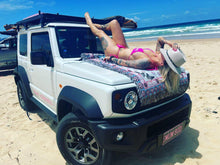 Load image into Gallery viewer, Neon Pink Bikini with side ties