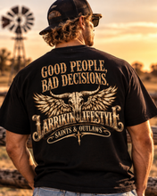 Load image into Gallery viewer, Saints &amp; Outlaws Ranch Oversized Mens Tee
