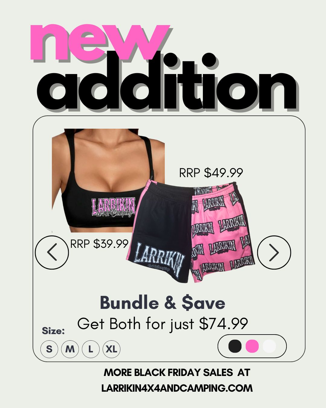 Micro Crop and Footy Shorts Black Friday Bundle