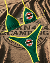 Load image into Gallery viewer, Limited Edition Aussie Green Thong Bikini
