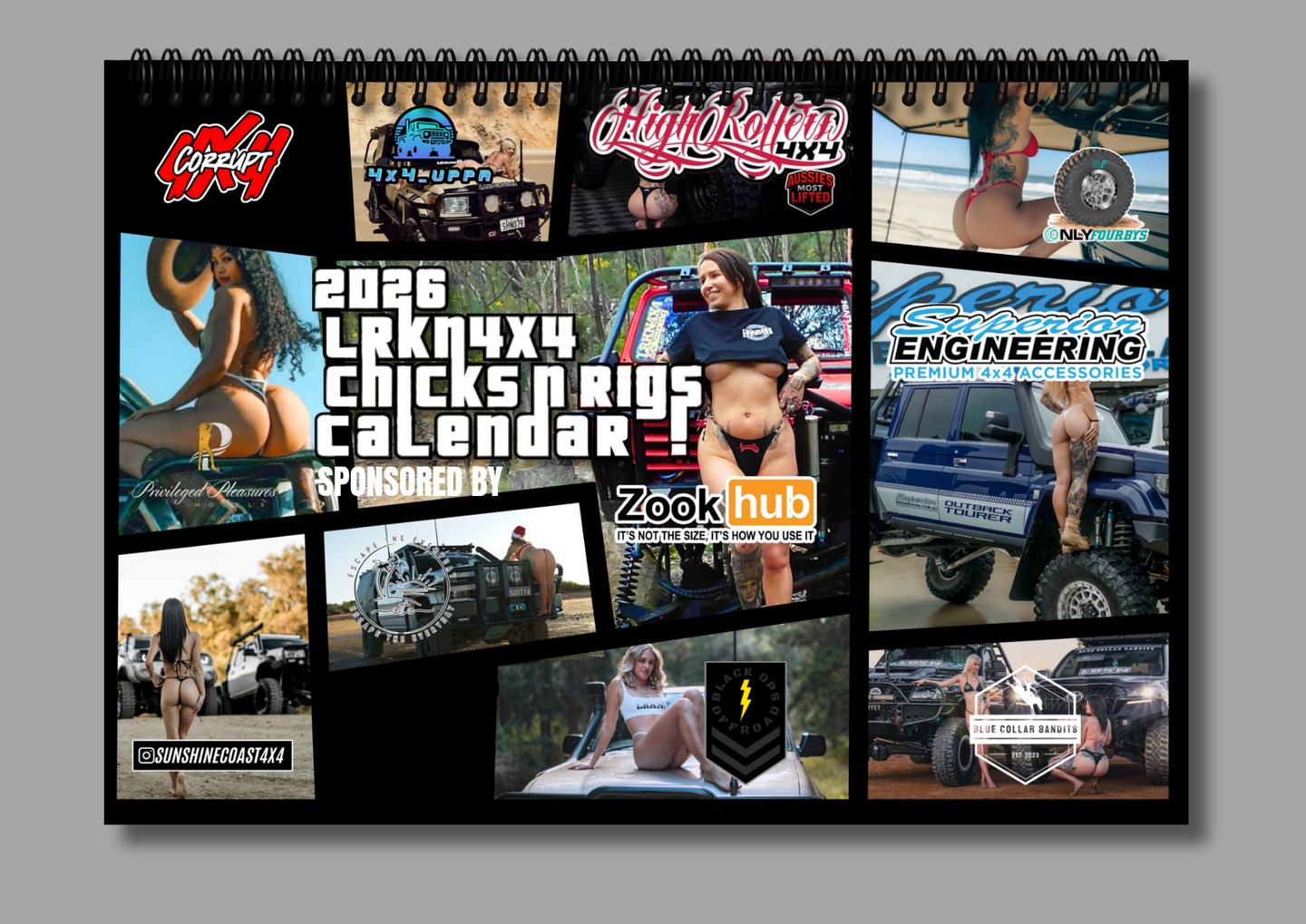 2026 CHICKS 'N' RIGS CALENDAR - Preorder