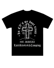 Load image into Gallery viewer, In CV's We Don't Trust tee - front flat lay
