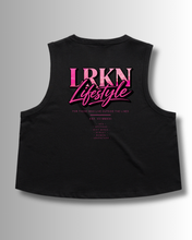Load image into Gallery viewer, Outside The Lines Women's Crop Tank - White Back
