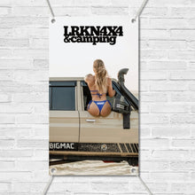 Load image into Gallery viewer, Womens crop Calendar bundle - 2024 chicks n Rigs Calendar, Vinyl wall banner, Mens Tank &amp; sticker pack
