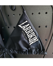 Load image into Gallery viewer, Saloon Script Black Gstring Bikini with Side ties
