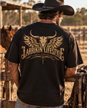 Load image into Gallery viewer, Saints &amp; Outlaws Ranch Standard Mens Tee
