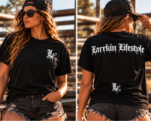 Load image into Gallery viewer, Saints &amp; Outlaws Bad Habits Black Womens Tee
