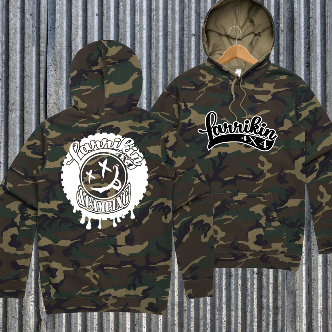 Camo hoodie - Smiley