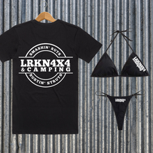 Load image into Gallery viewer, Couples bundle - Men&#39;s T-shirt &amp; G string Bikini

