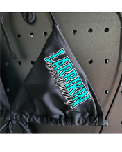 Load image into Gallery viewer, Saloon Script Black Gstring Bikini with Side ties
