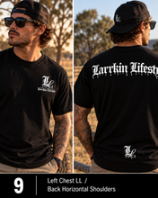 Load image into Gallery viewer, Saints &amp; Outlaws Bad Habits Black Mens Tee
